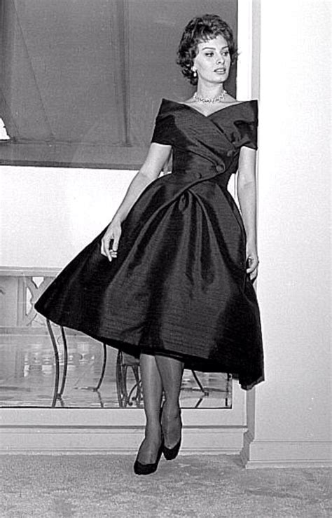 christian dior vestido negro 50 s